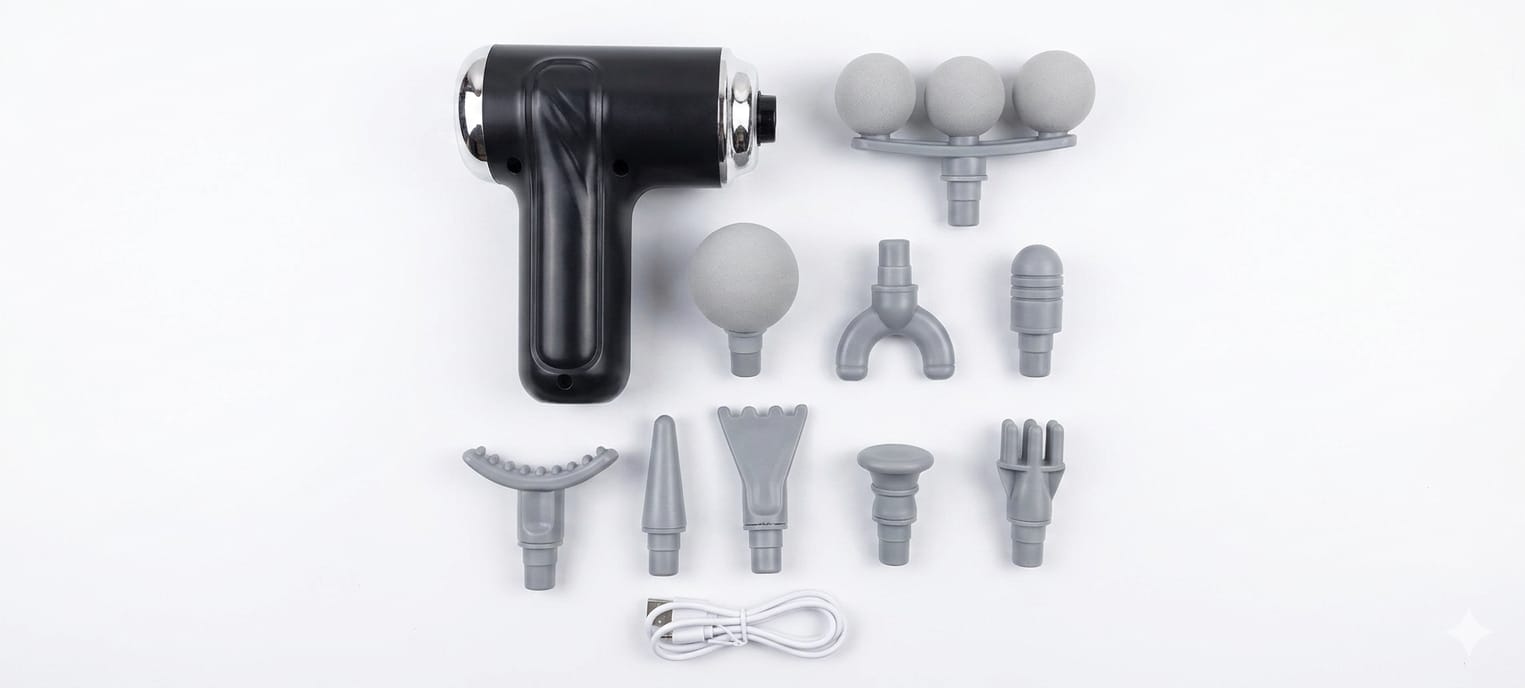 China Mart 9-in-1 Fascia Massage Gun (BLD-130)